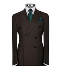 Subtle Pinstripe Double-Breasted Suit