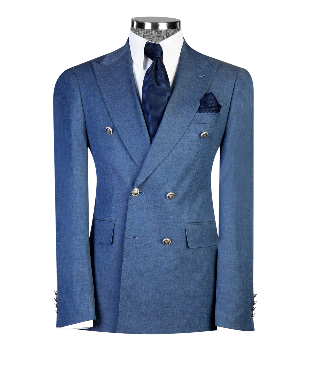 Refined Denim Blend Suit