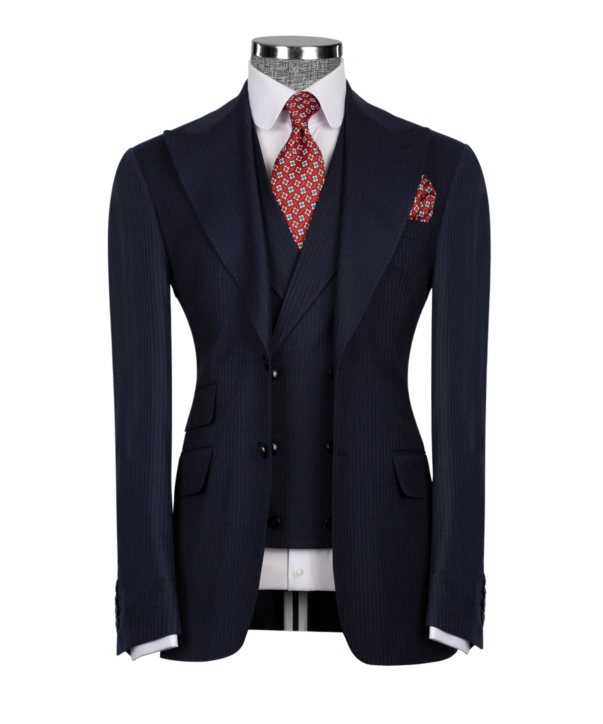 Subtle Pinstripe Suit
