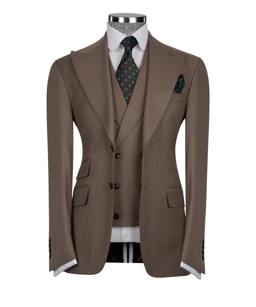 Subtle Pinstripe Suit