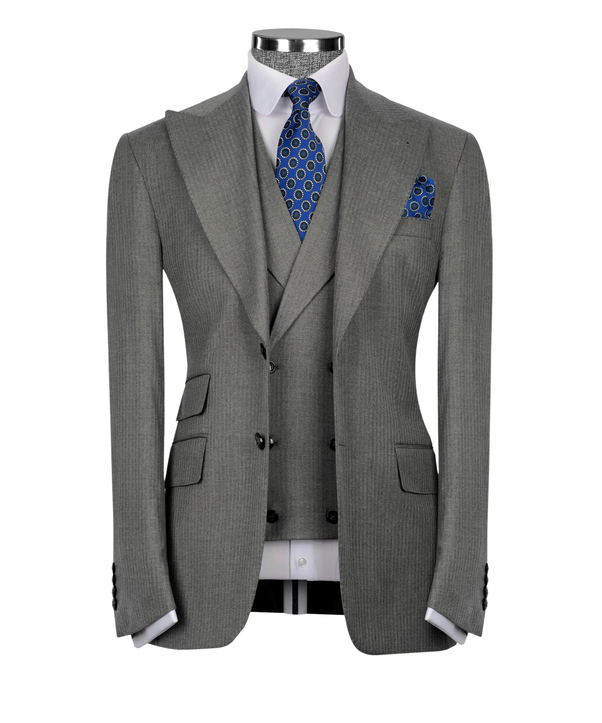Subtle Pinstripe Suit