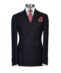 Subtle Pinstripe Double-Breasted Suit
