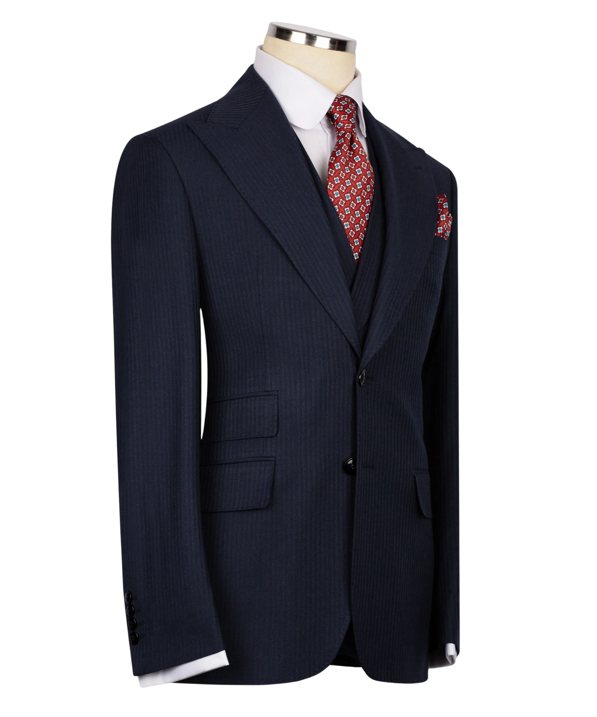 Subtle Pinstripe Suit
