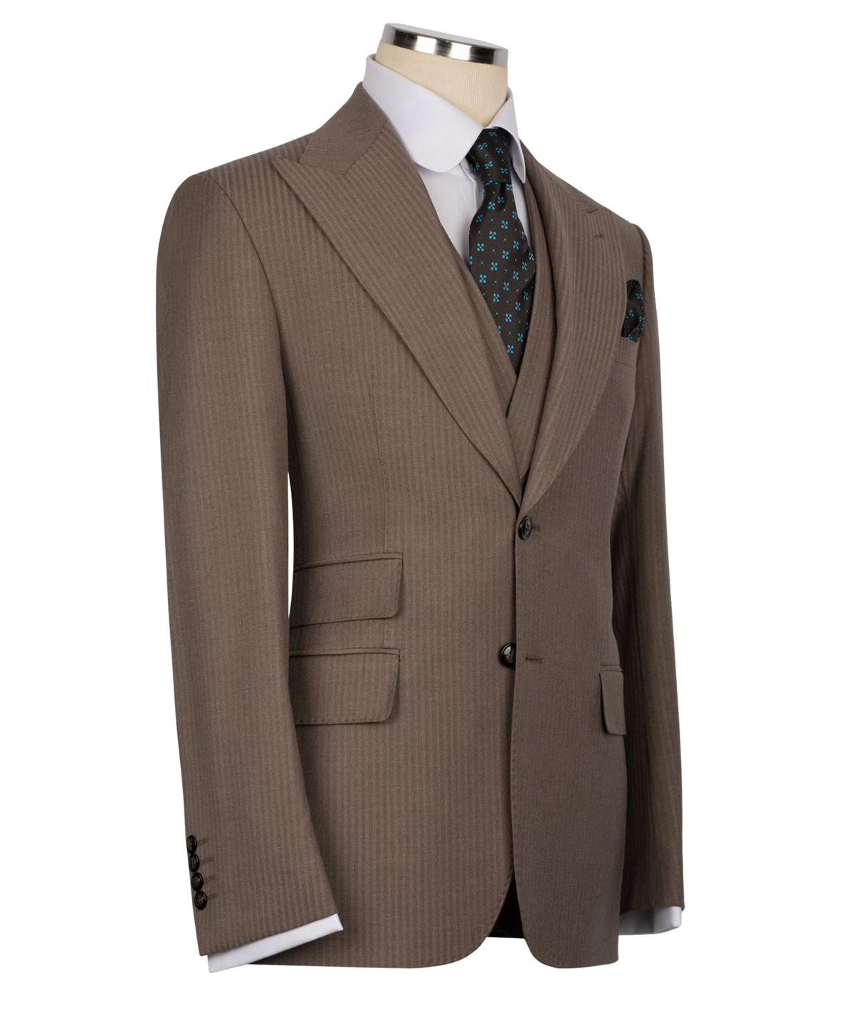 Subtle Pinstripe Suit