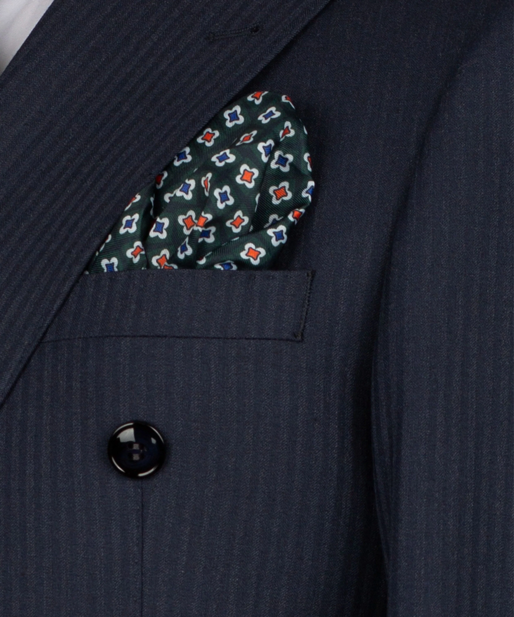 Subtle Pinstripe Double-Breasted Suit