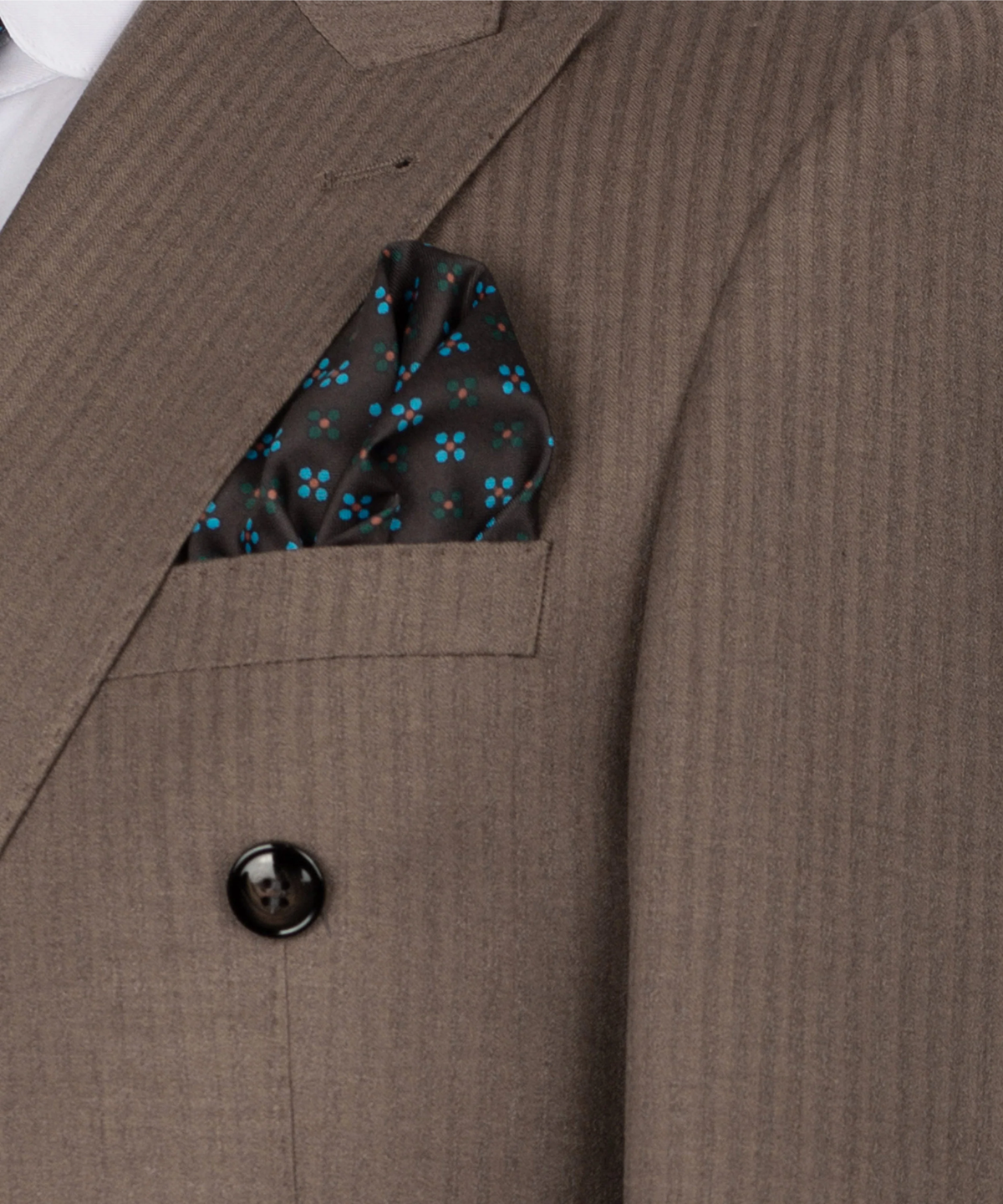 Subtle Pinstripe Double-Breasted Suit