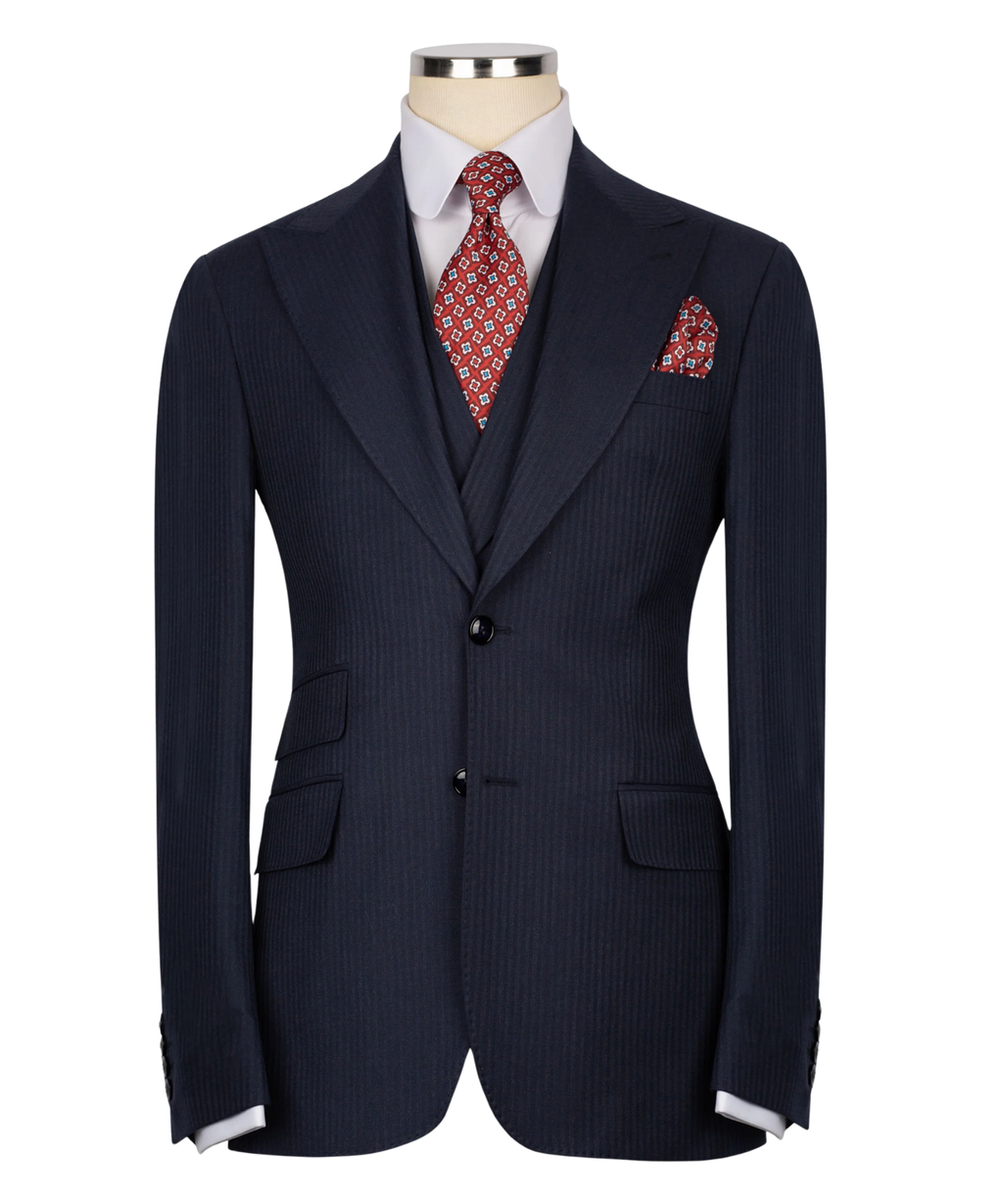 Subtle Pinstripe Suit