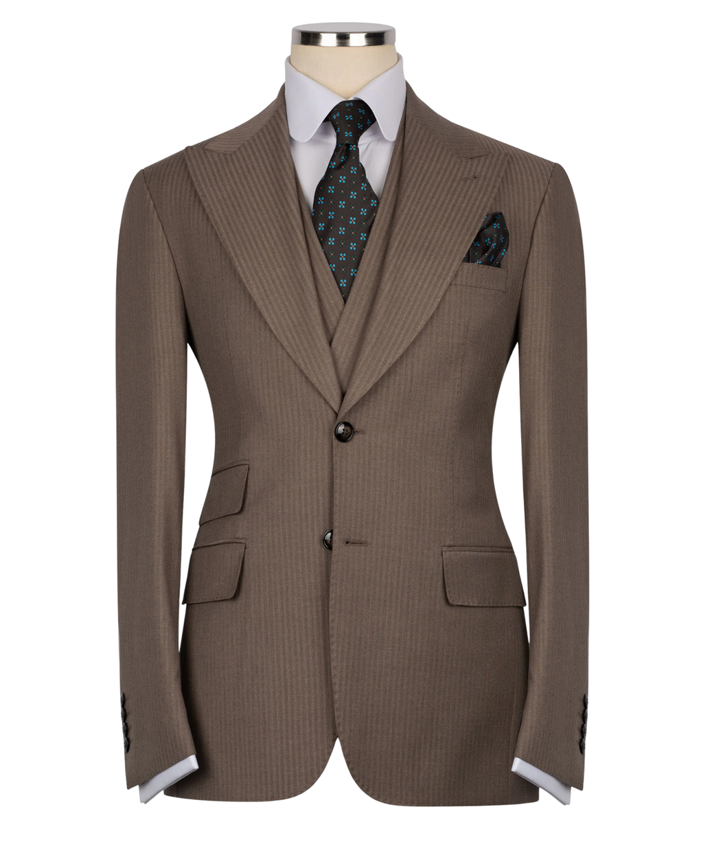 Subtle Pinstripe Suit