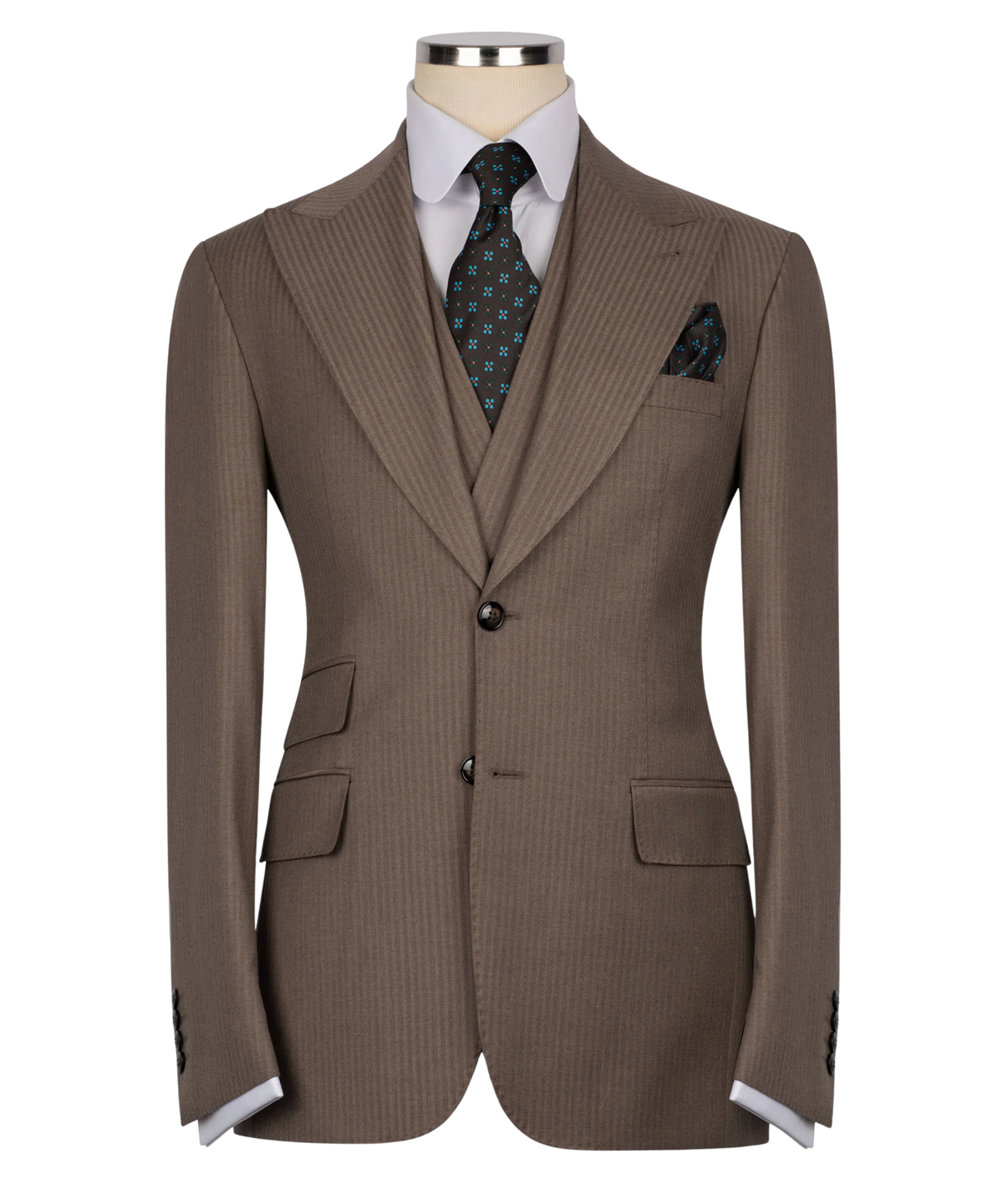 Subtle Pinstripe Suit