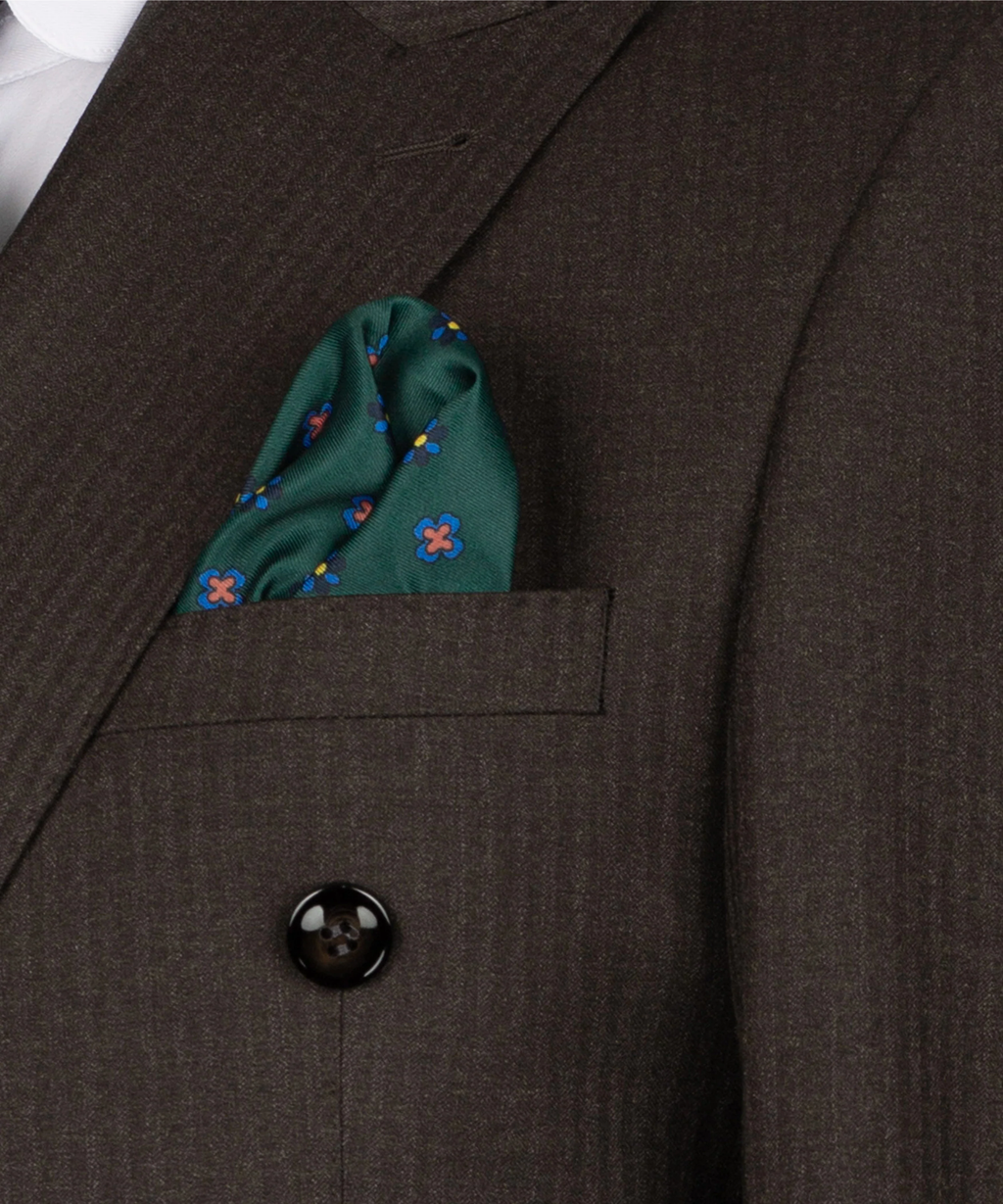 Subtle Pinstripe Double-Breasted Suit