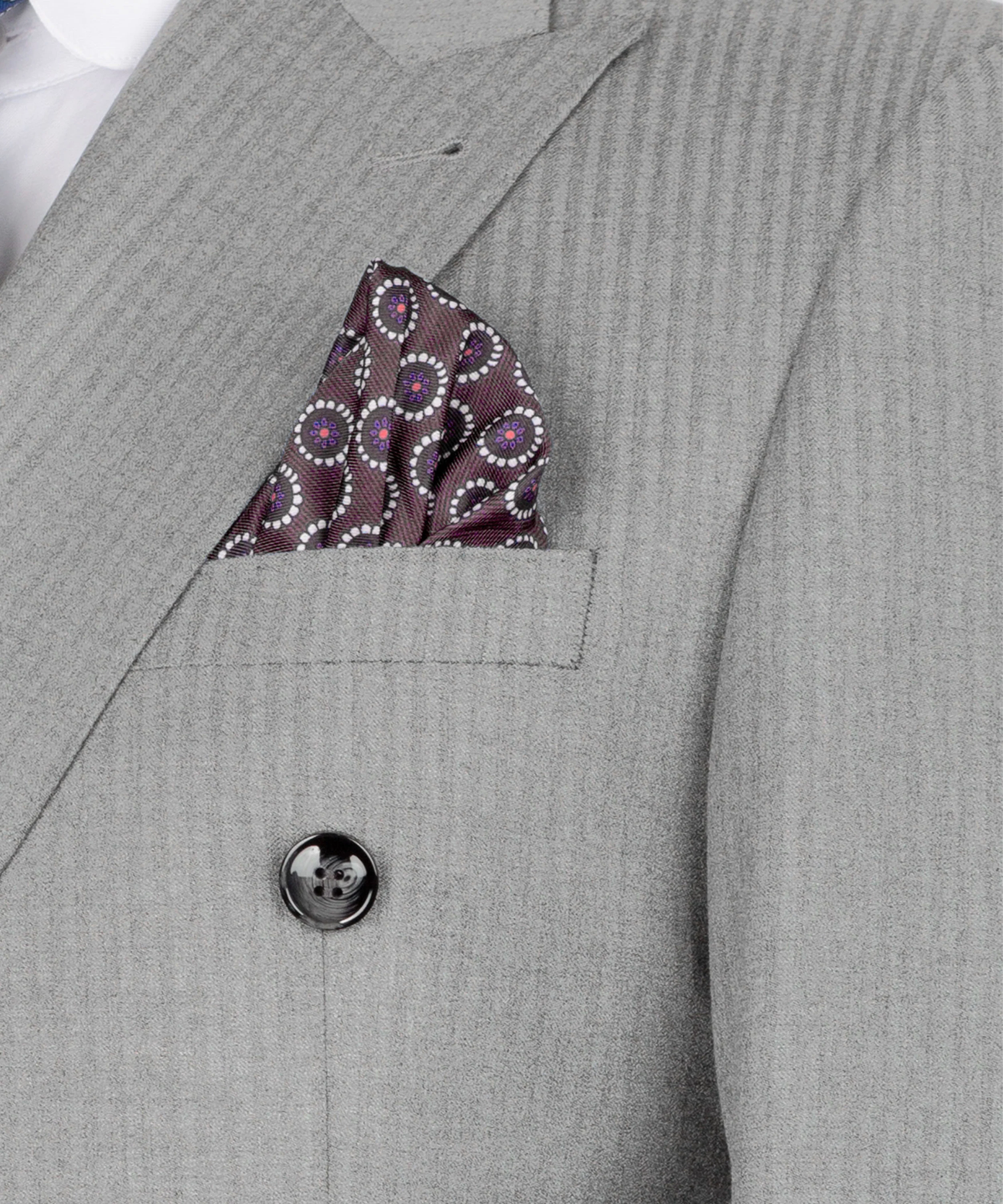 Subtle Pinstripe Double-Breasted Suit