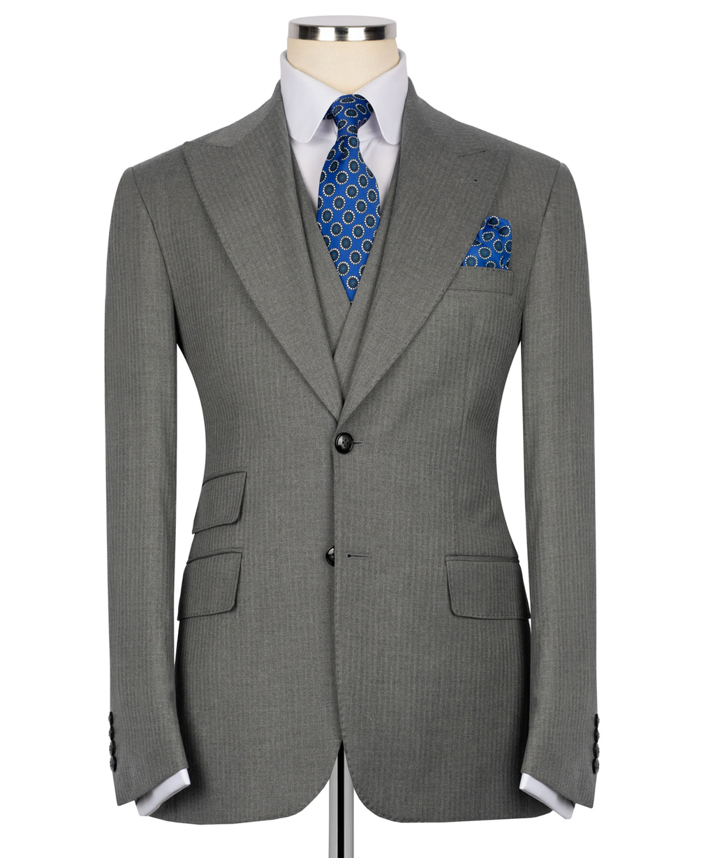 Subtle Pinstripe Suit