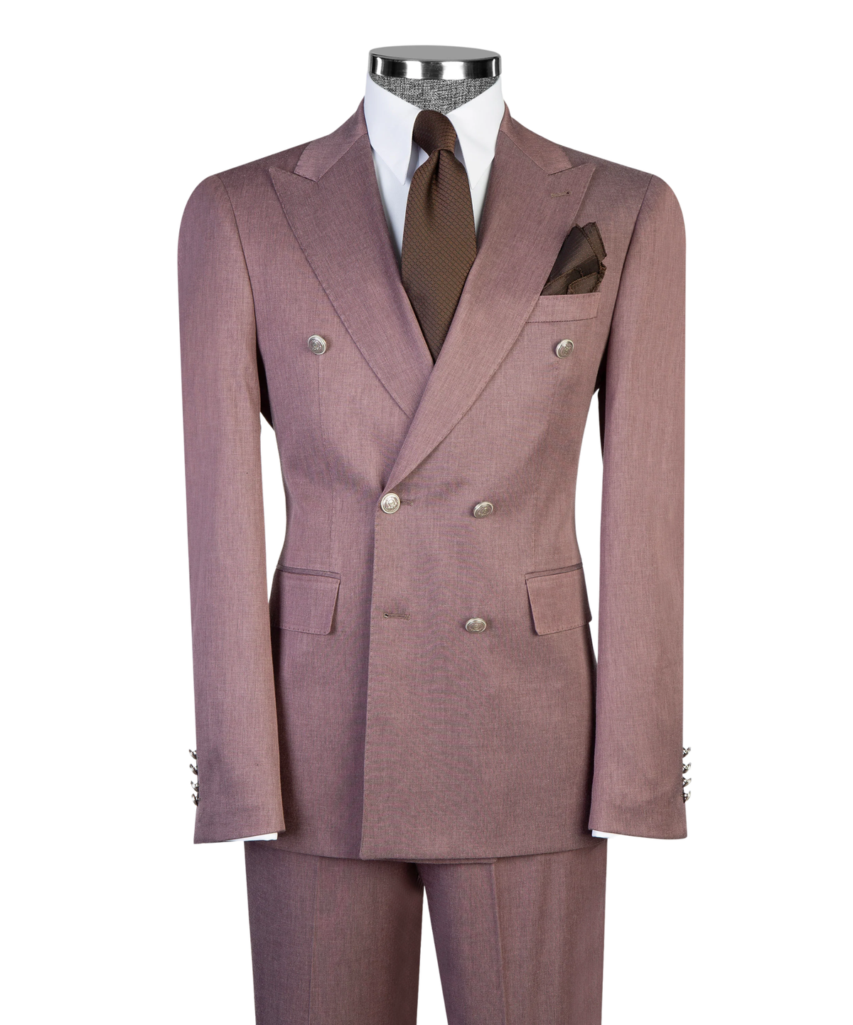 Refined Denim Blend Suit