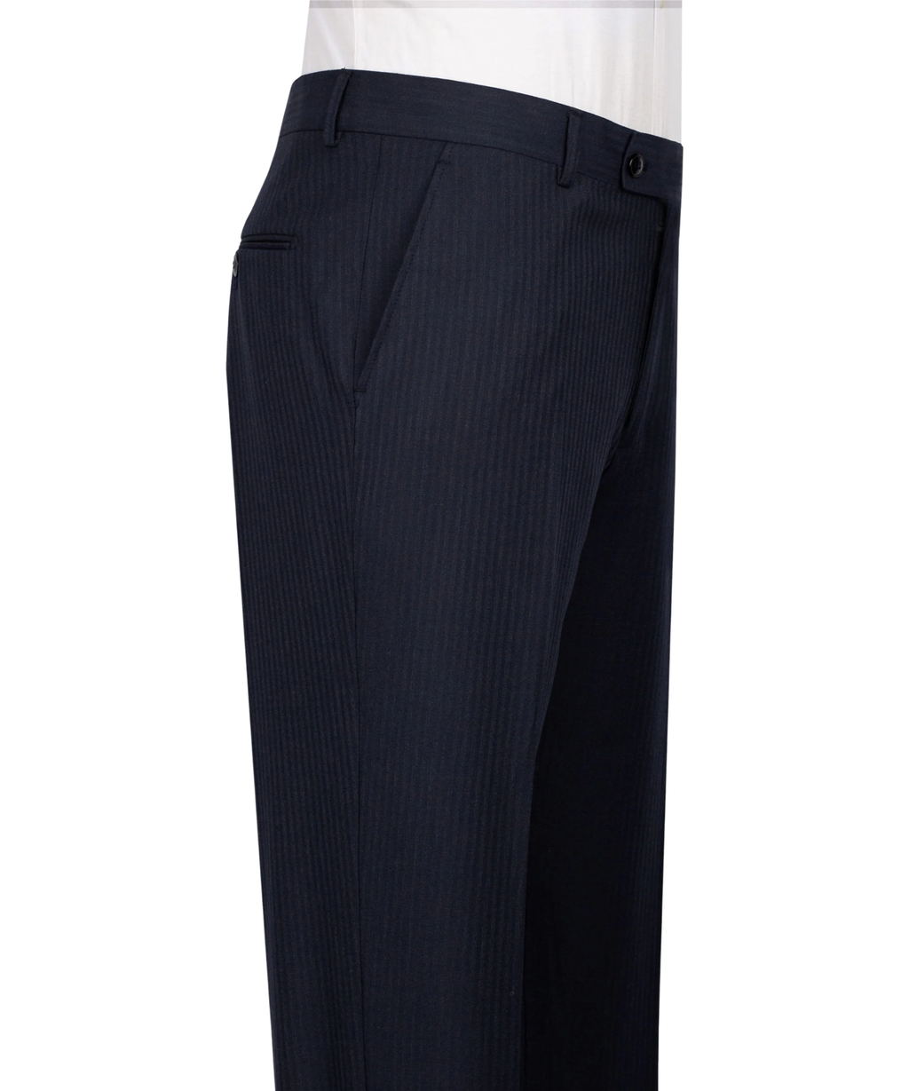 Subtle Pinstripe Double-Breasted Suit