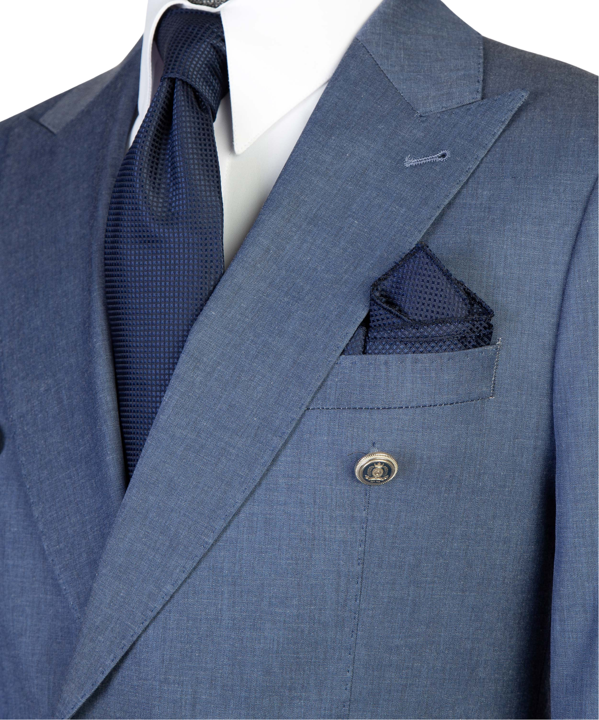 Refined Denim Blend Suit