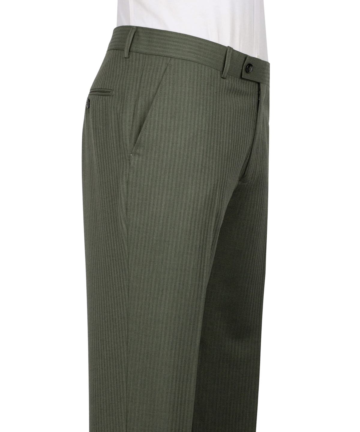 Subtle Pinstripe Double-Breasted Suit