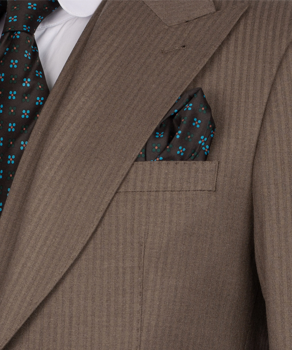 Subtle Pinstripe Suit