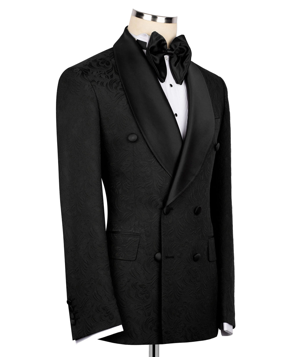 Jacquard Double-Breasted Tuxedo