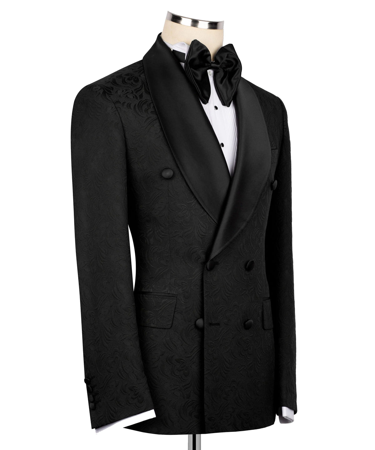Jacquard Double-Breasted Tuxedo