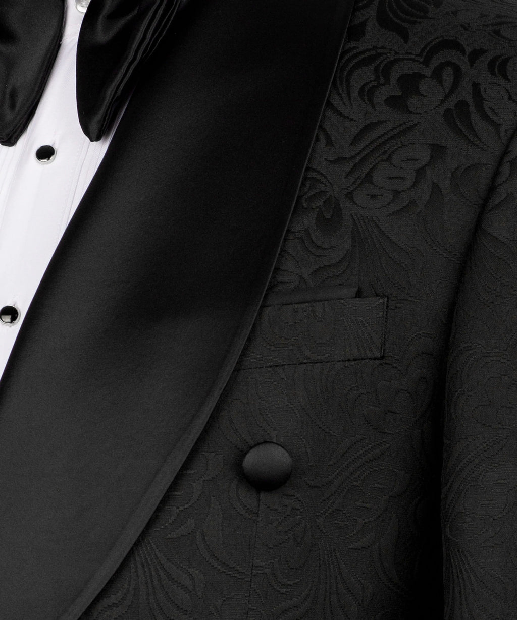 Jacquard Double-Breasted Tuxedo
