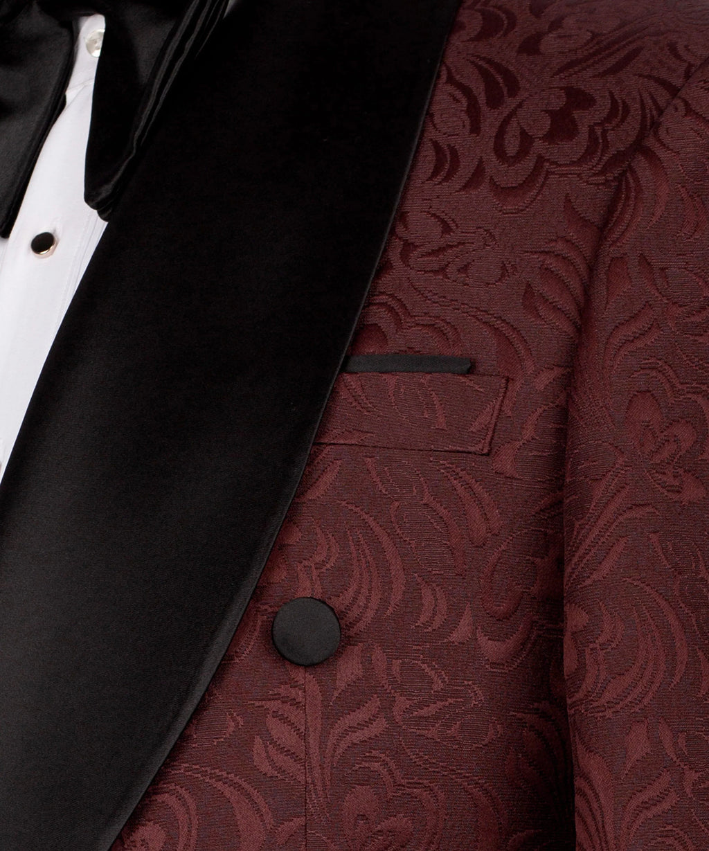 Jacquard Double-Breasted Tuxedo